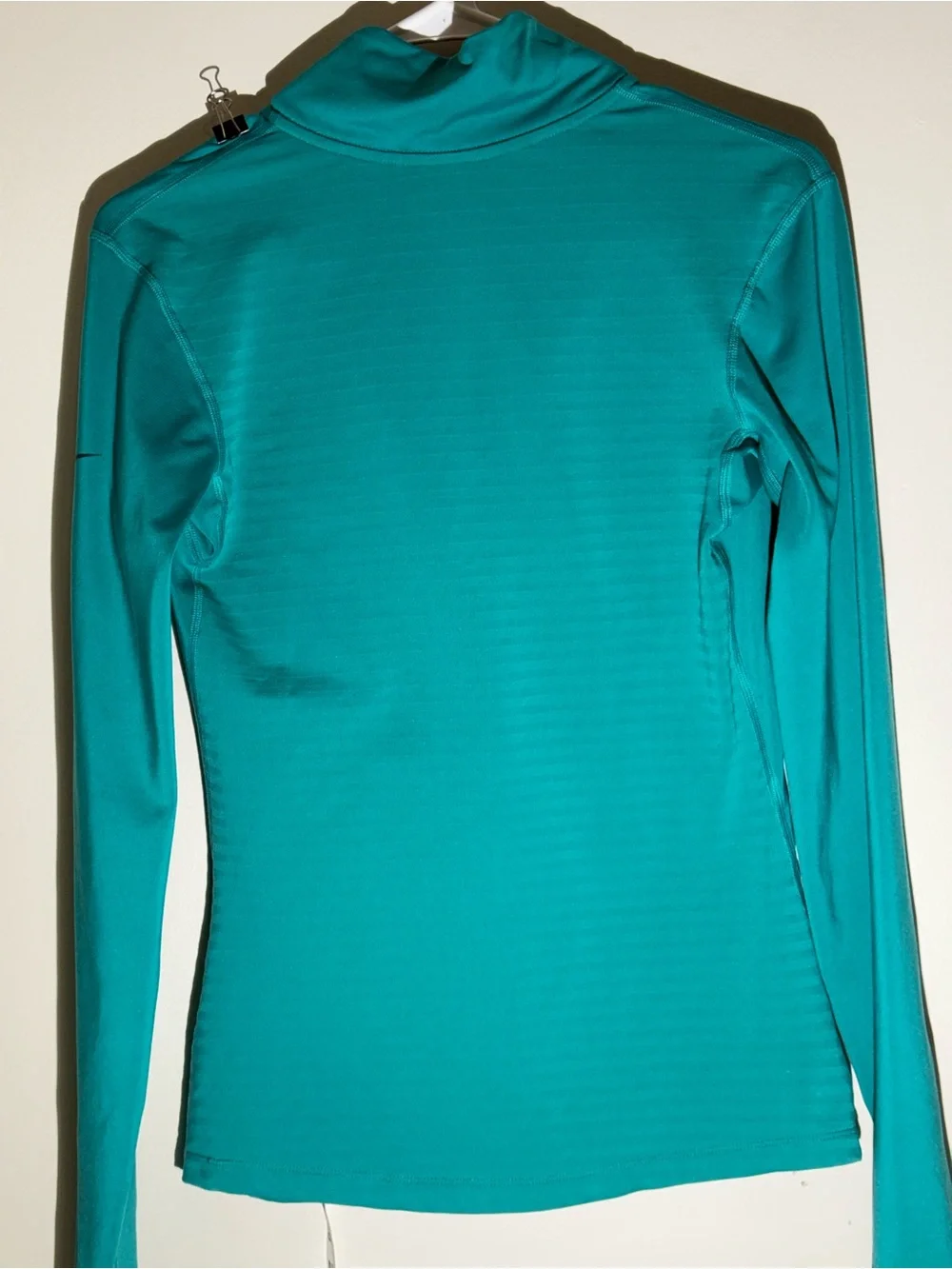 Nike Women's Teal Long-Sleeve Athletic Top | M